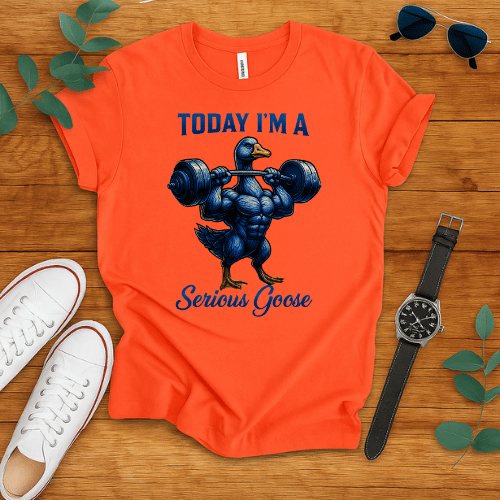 today i'm a serious goose t-shirt